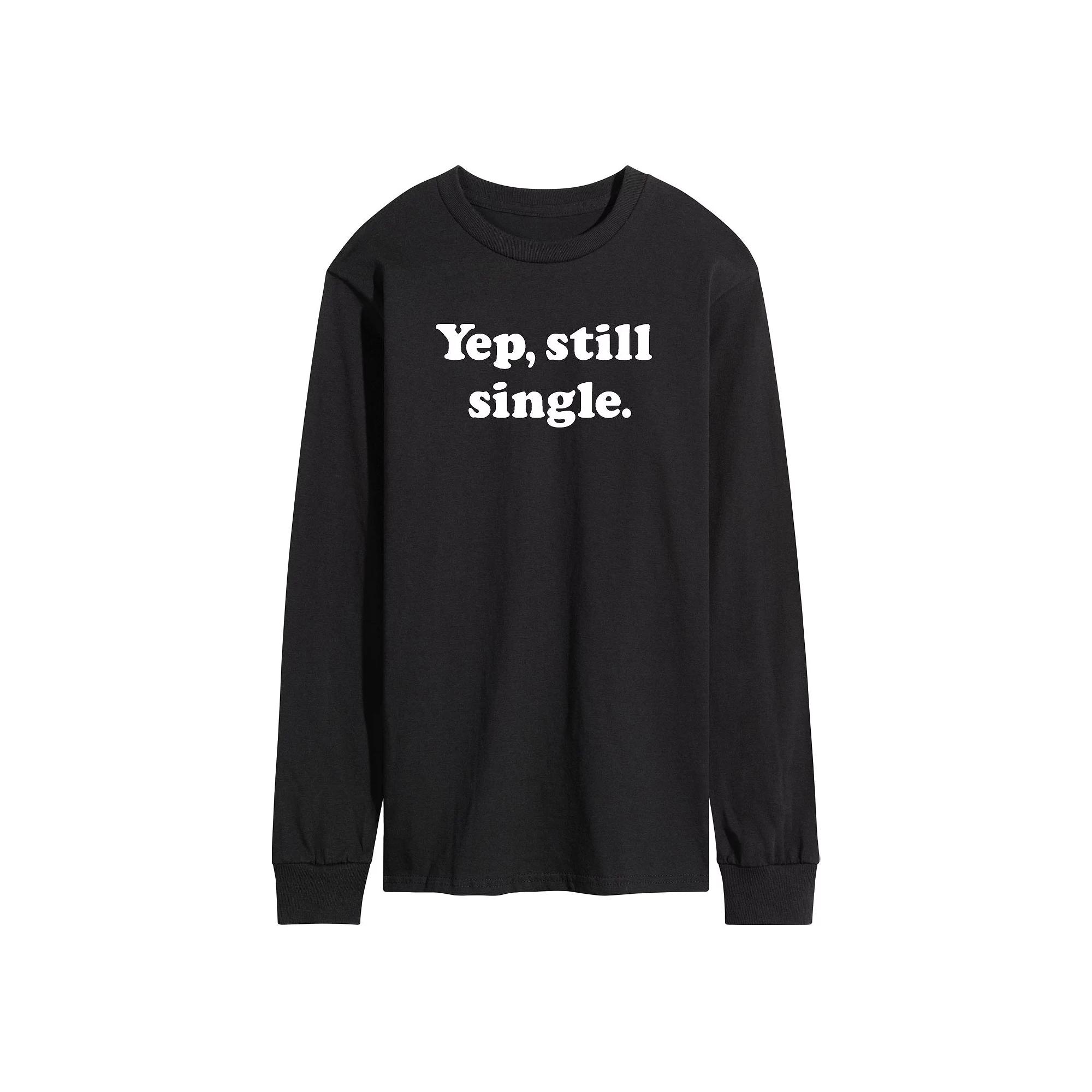 Men's Yep Still Single Long Sleeve Tee,  Product Image