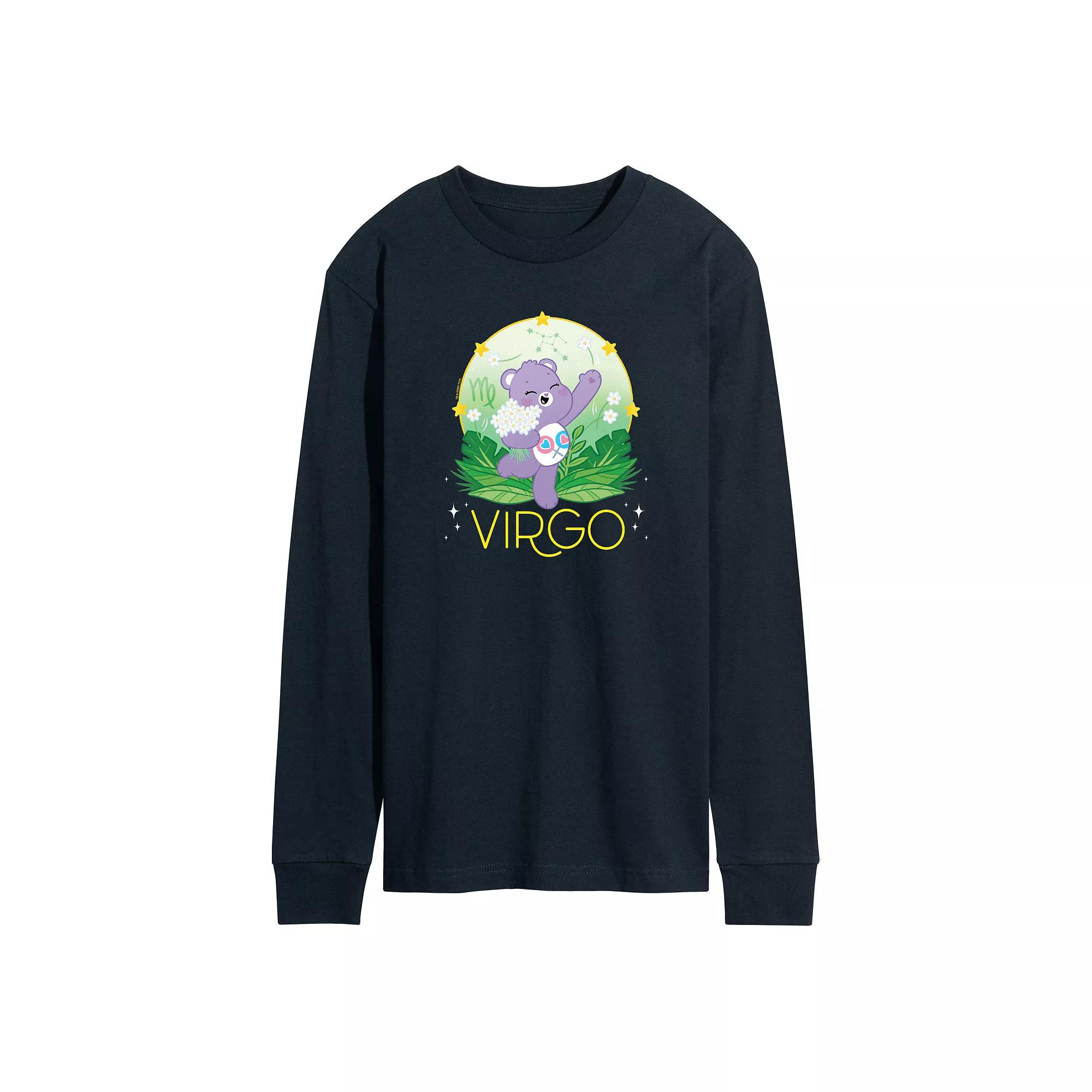 Men's Care Bears Virgo Long Sleeve Graphic Tee,  Product Image