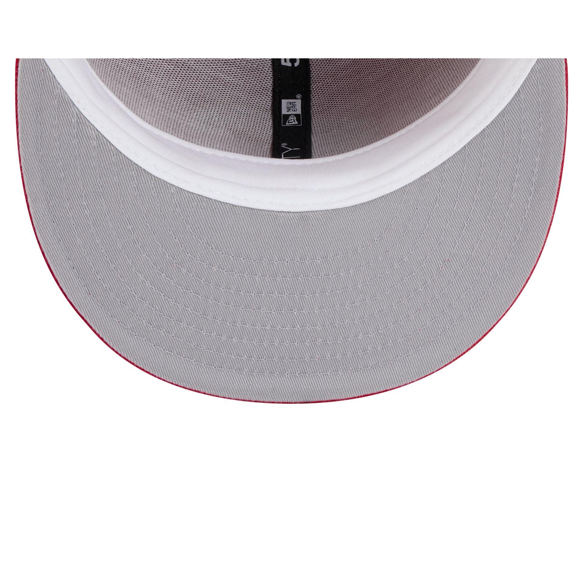 Calgary Flames Rear Wordmark 59FIFTY Fitted Hat Male Product Image