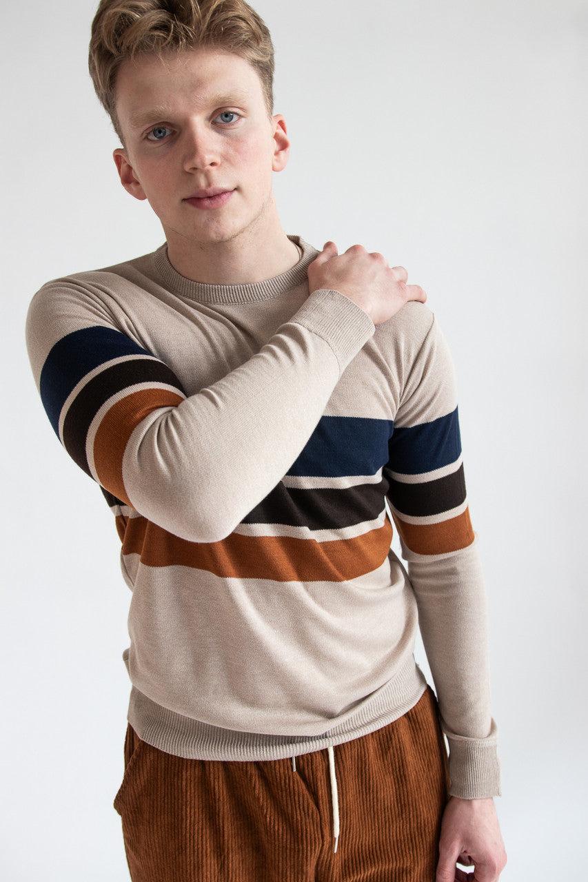 90s Style Striped Sweater Product Image