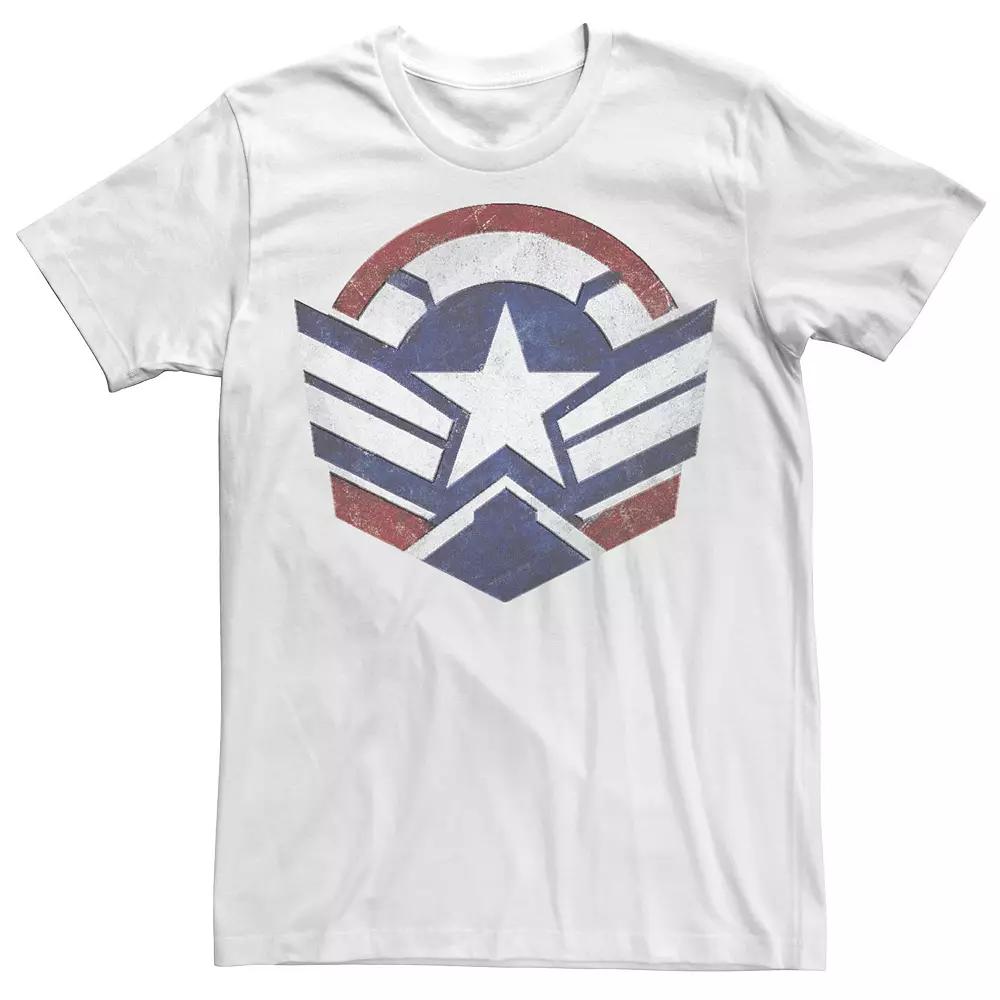 Men's Marvel Falcon And The Winter Soldier Wings Shield Logo Tee,  Product Image