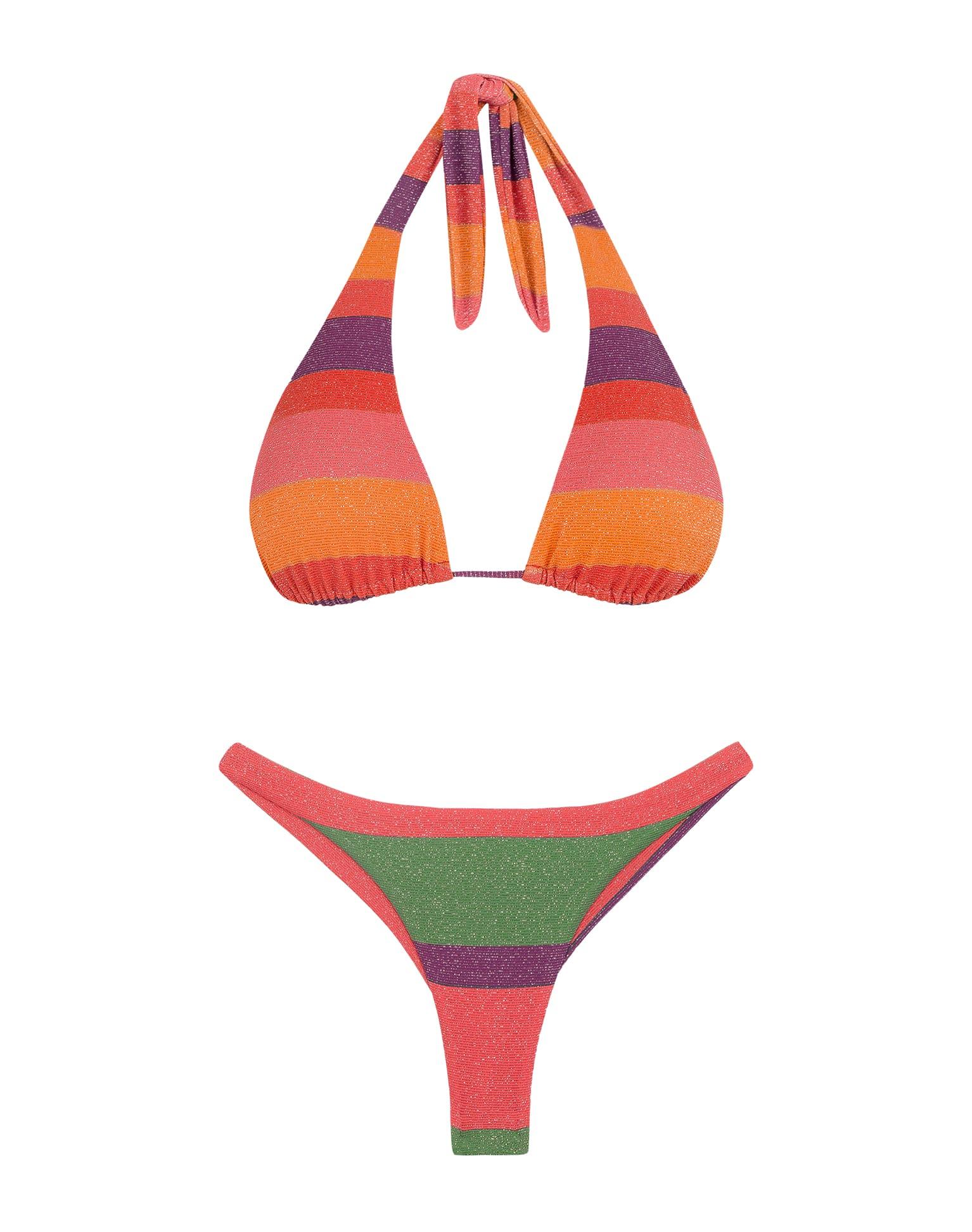 Lurex Joy Tri Top - Heatwave Product Image