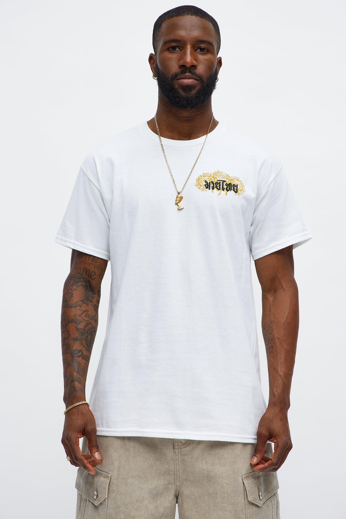 The Great Dragon Short Sleeve Tee - White Male Product Image