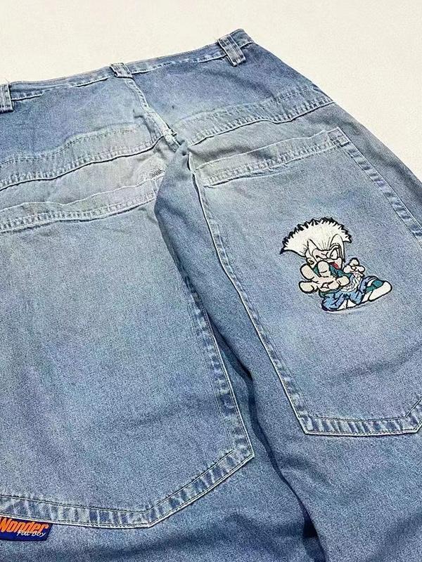 High Street Hip Hop Brands Boyfriend Jeans Product Image