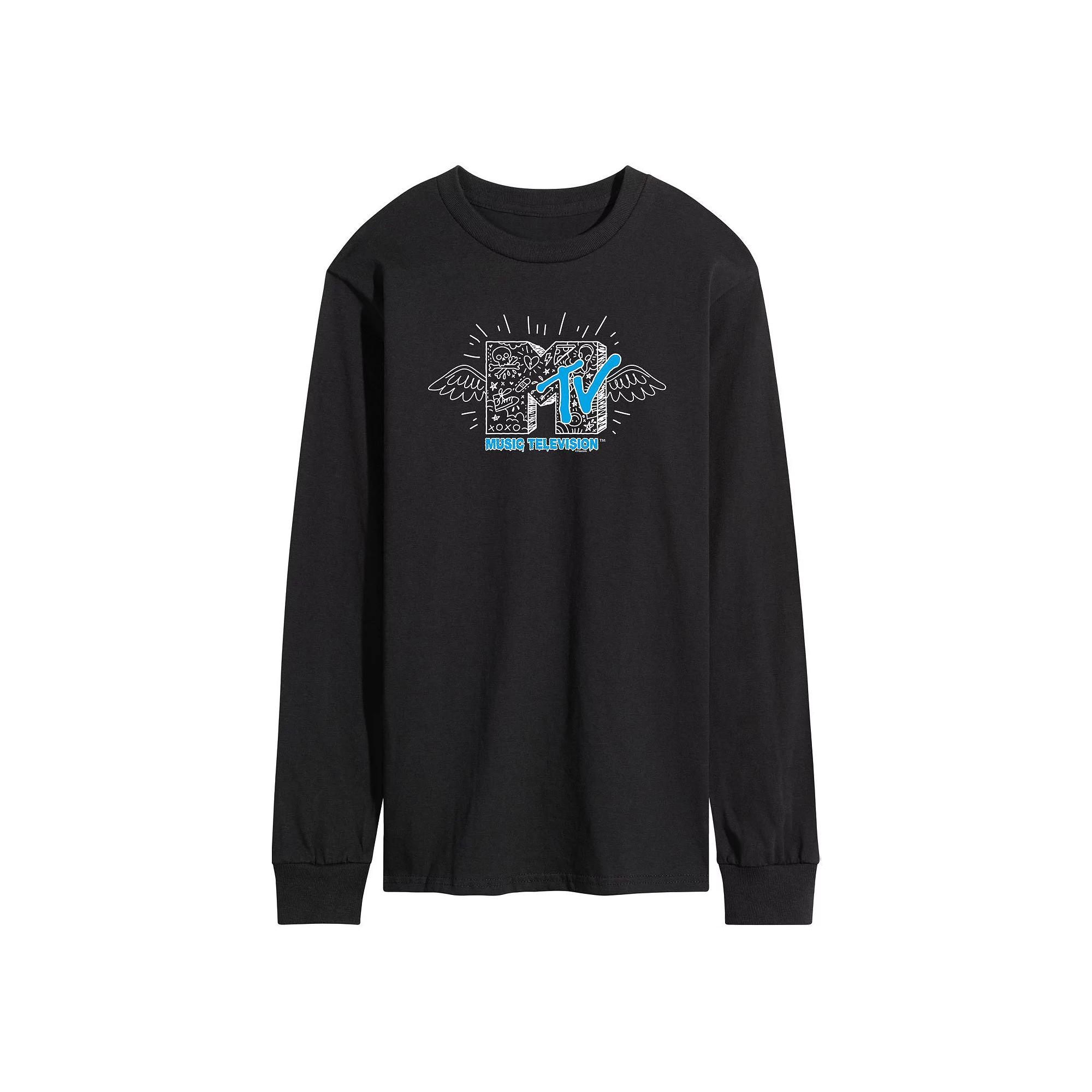 Men's MTV Doodle Wings Logo Tee,  Product Image