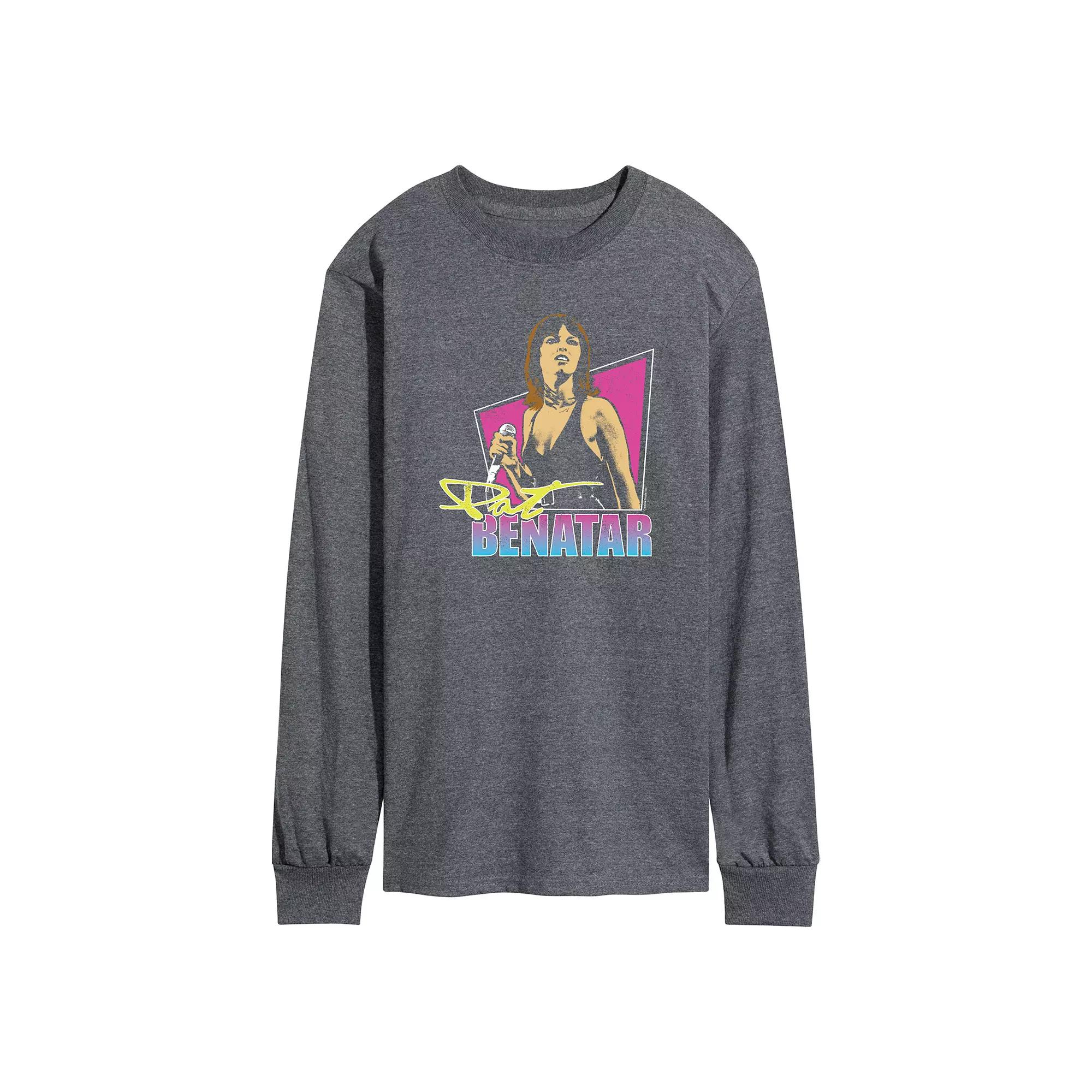 Men's Pat Benatar Long Sleeve Graphic Tee,  Product Image