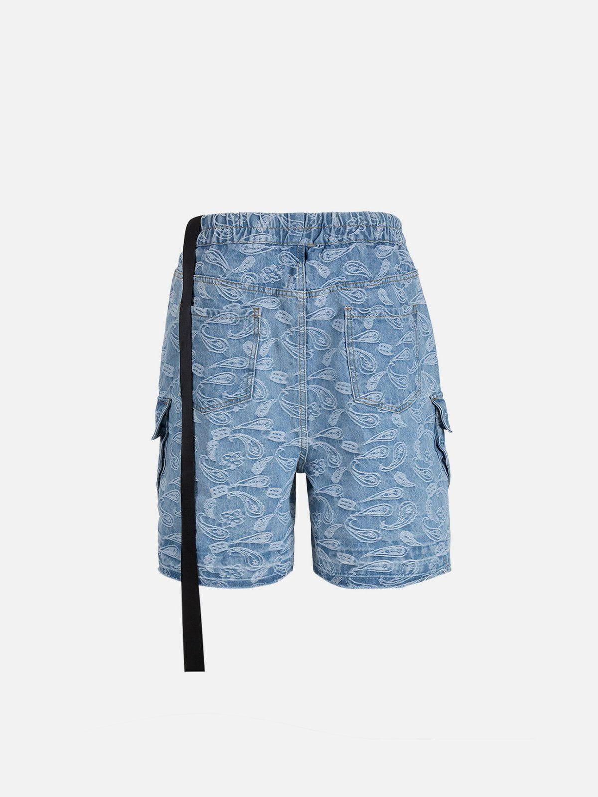Aelfric Eden Bandana Jacquard Washed Jorts Product Image