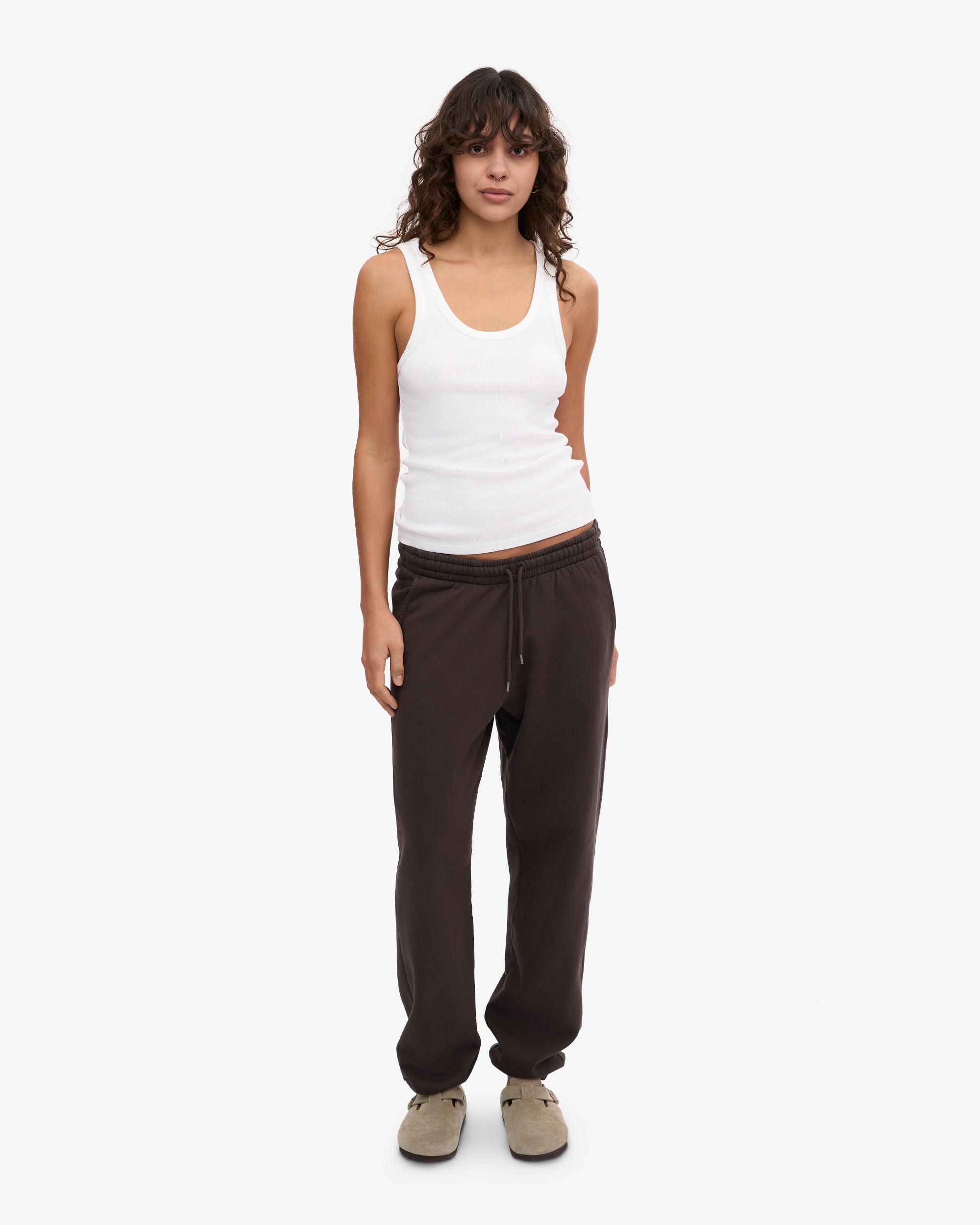 Women Organic Rib Tank Top - Optical White Product Image