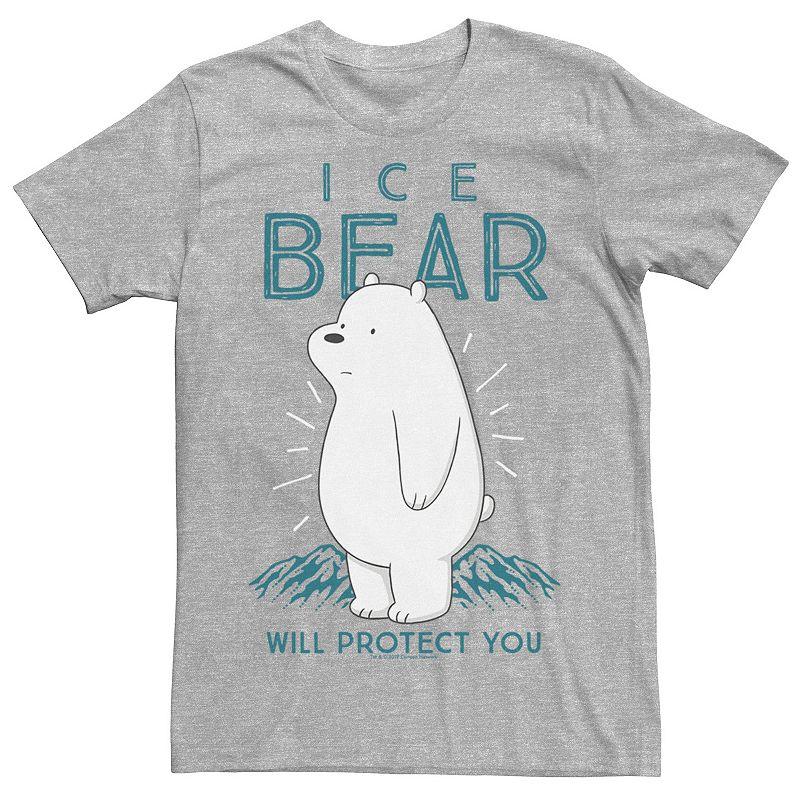 Men's Cartoon Network We Bare Bears Ice Bear Will Protect You Tee,  Product Image