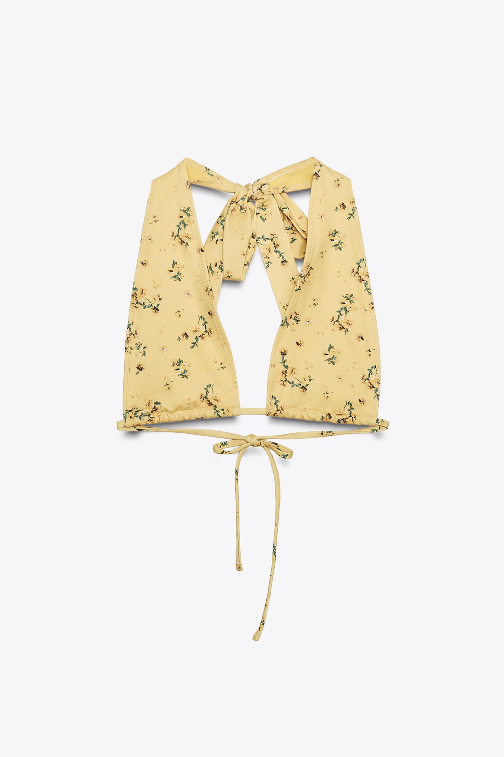 FLORAL TIE BIKINI BOTTOMS Product Image