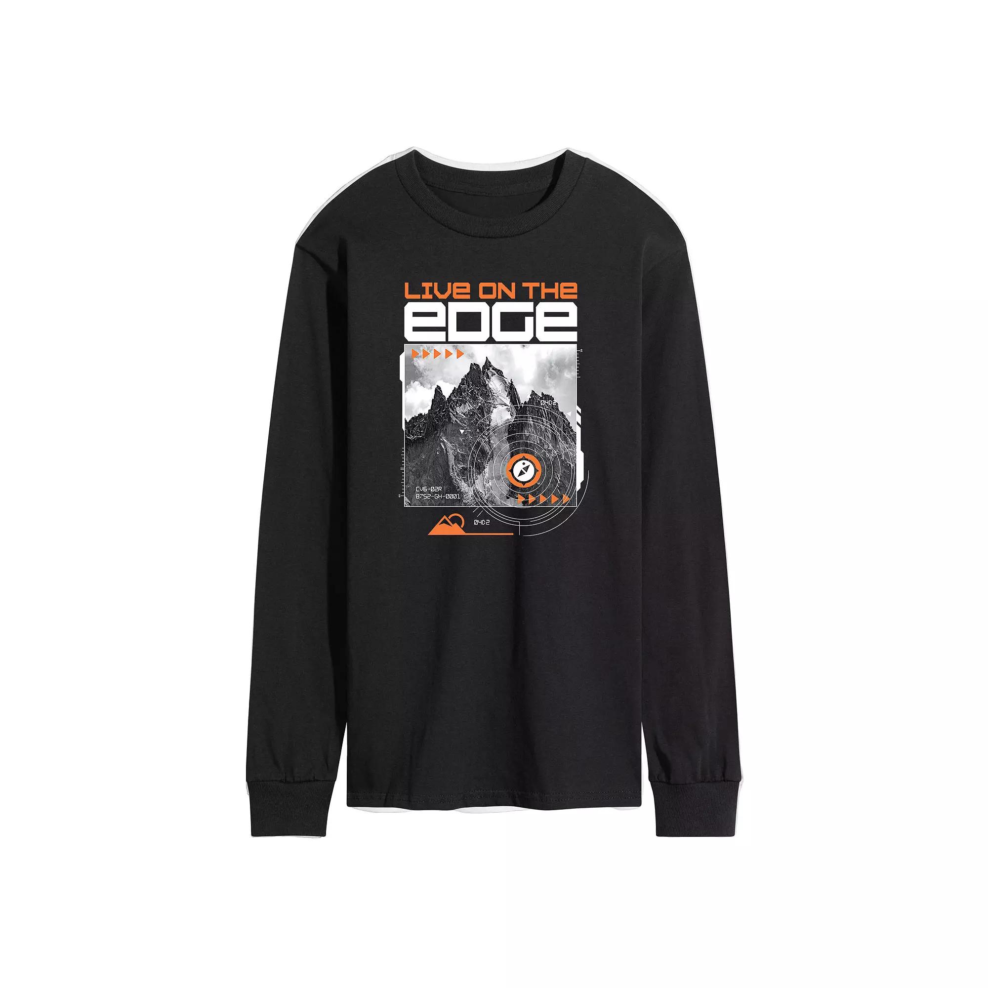 Men's Live on the Edge Long Sleeve Tee,  Product Image
