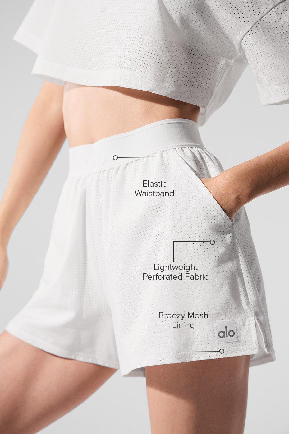 Mesh Mirage Short - White Female Product Image