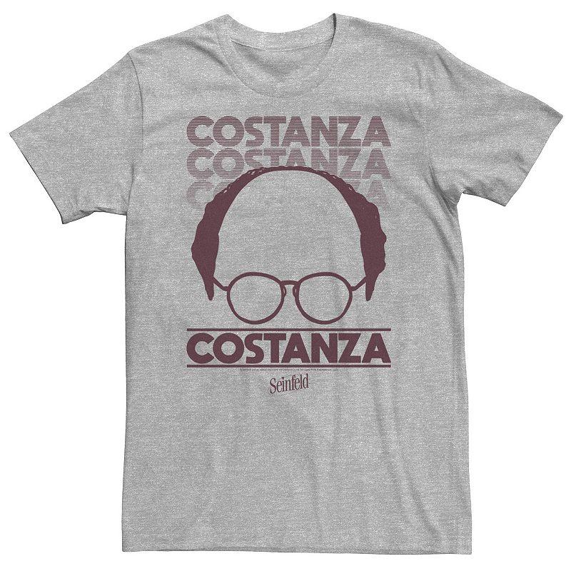 Big & Tall Seinfeld George Costanza Outline Text Fade Tee, Men's,  Product Image