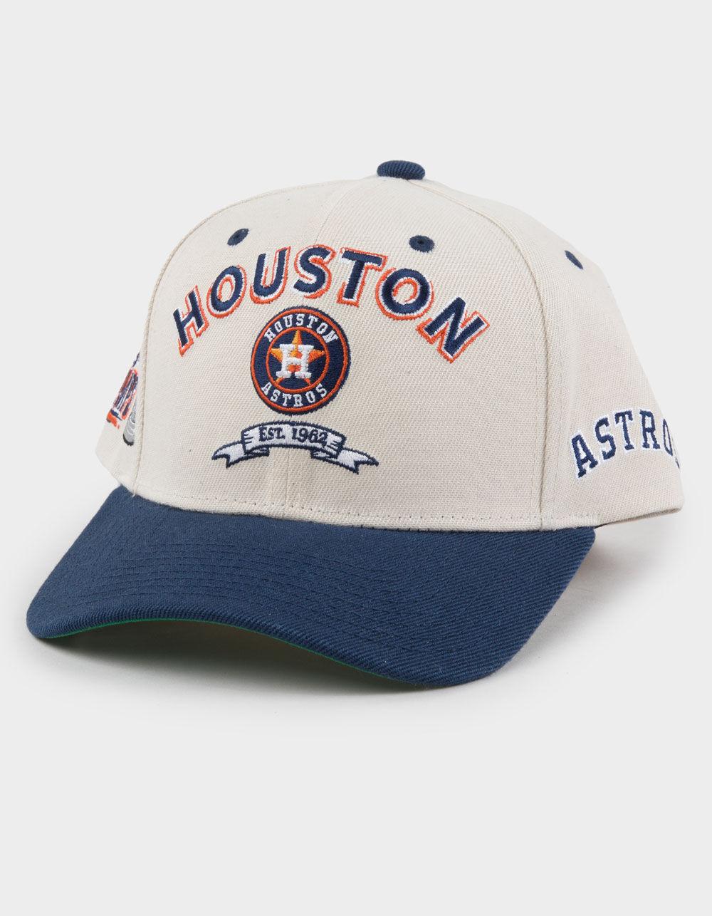 MITCHELL & NESS Houston Astros Snapback Hat - OATMEAL Product Image