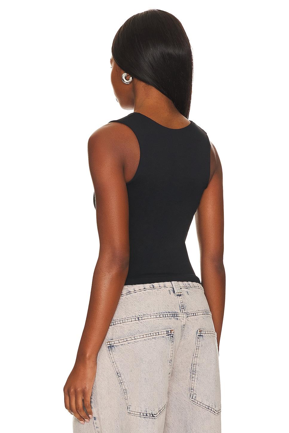 x Intimately FP Clean Lines Muscle Cami In Black Free People Product Image