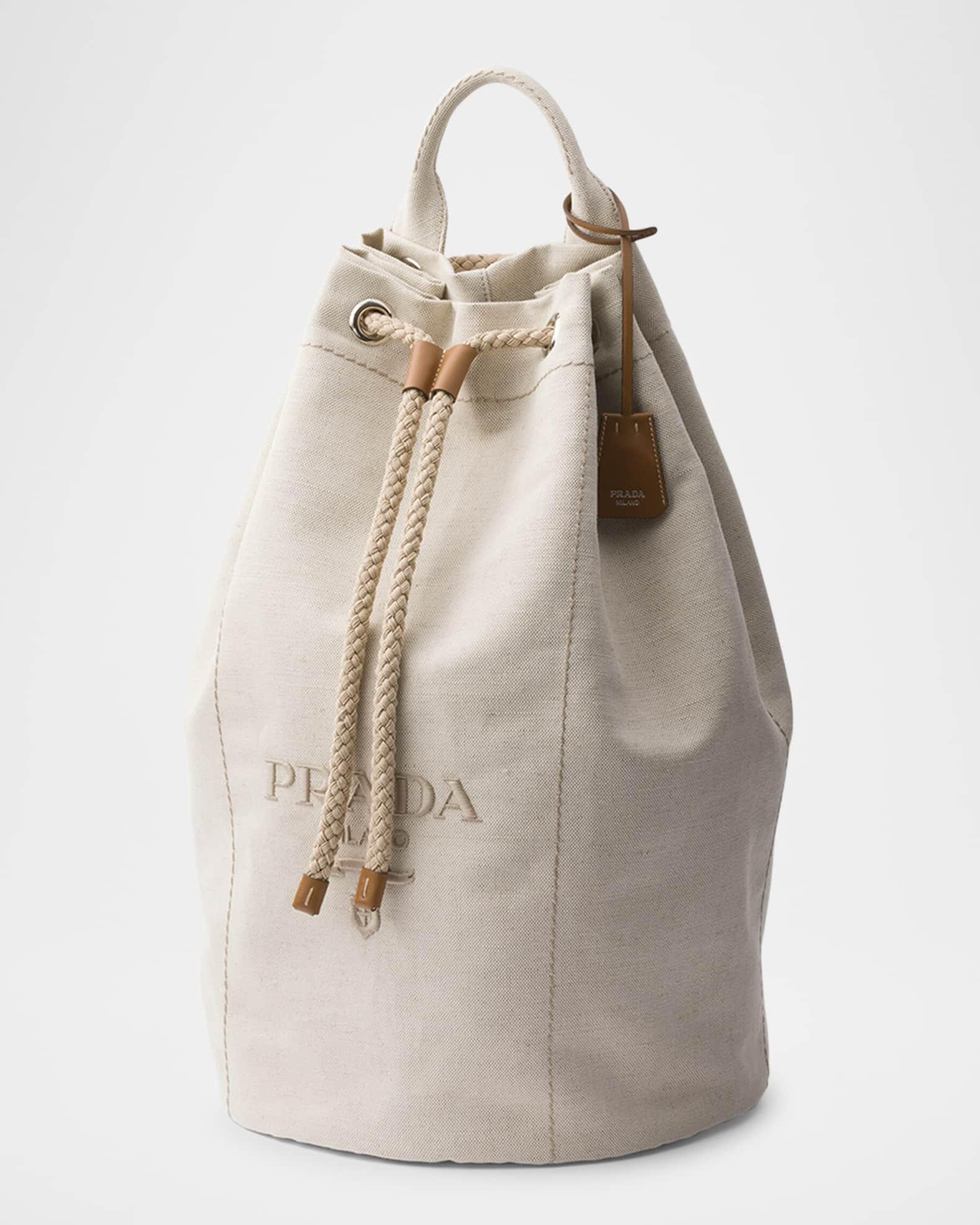 Men's Linen-Blend Drawstring Duffel Bag Product Image