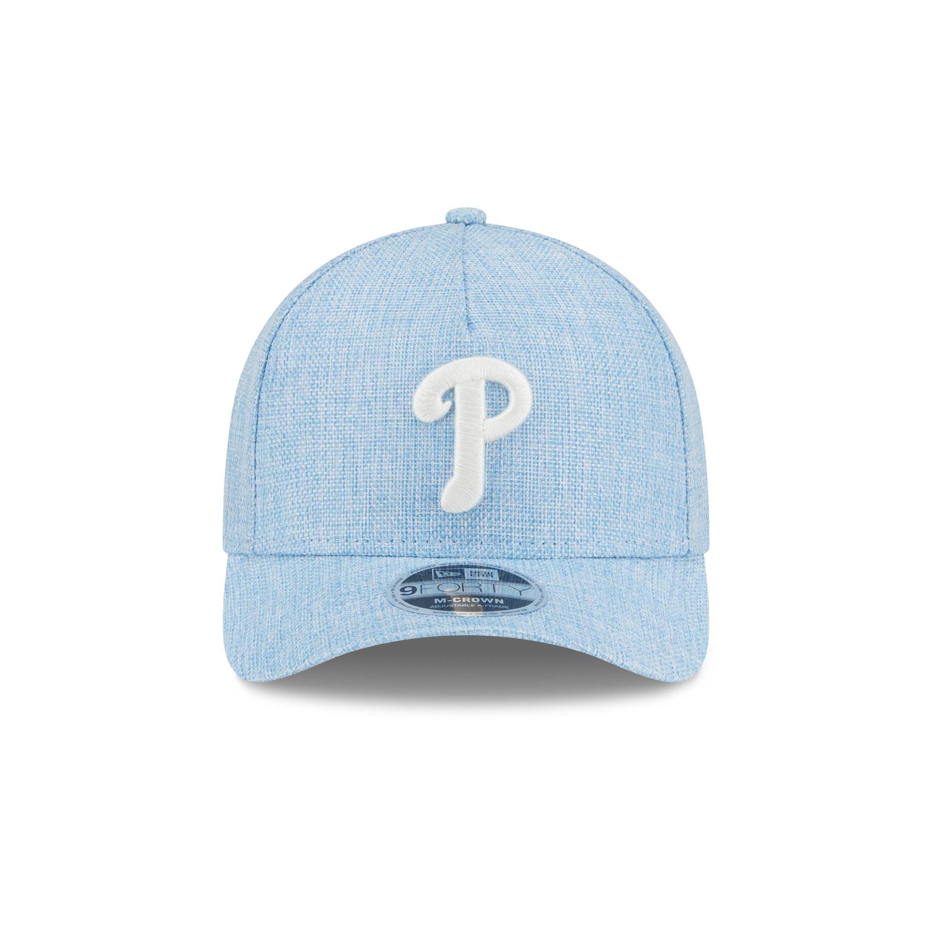 Philadelphia Phillies Cotton Weaver Blue 9FORTY M-Crown A-Frame Snapback Hat Male Product Image