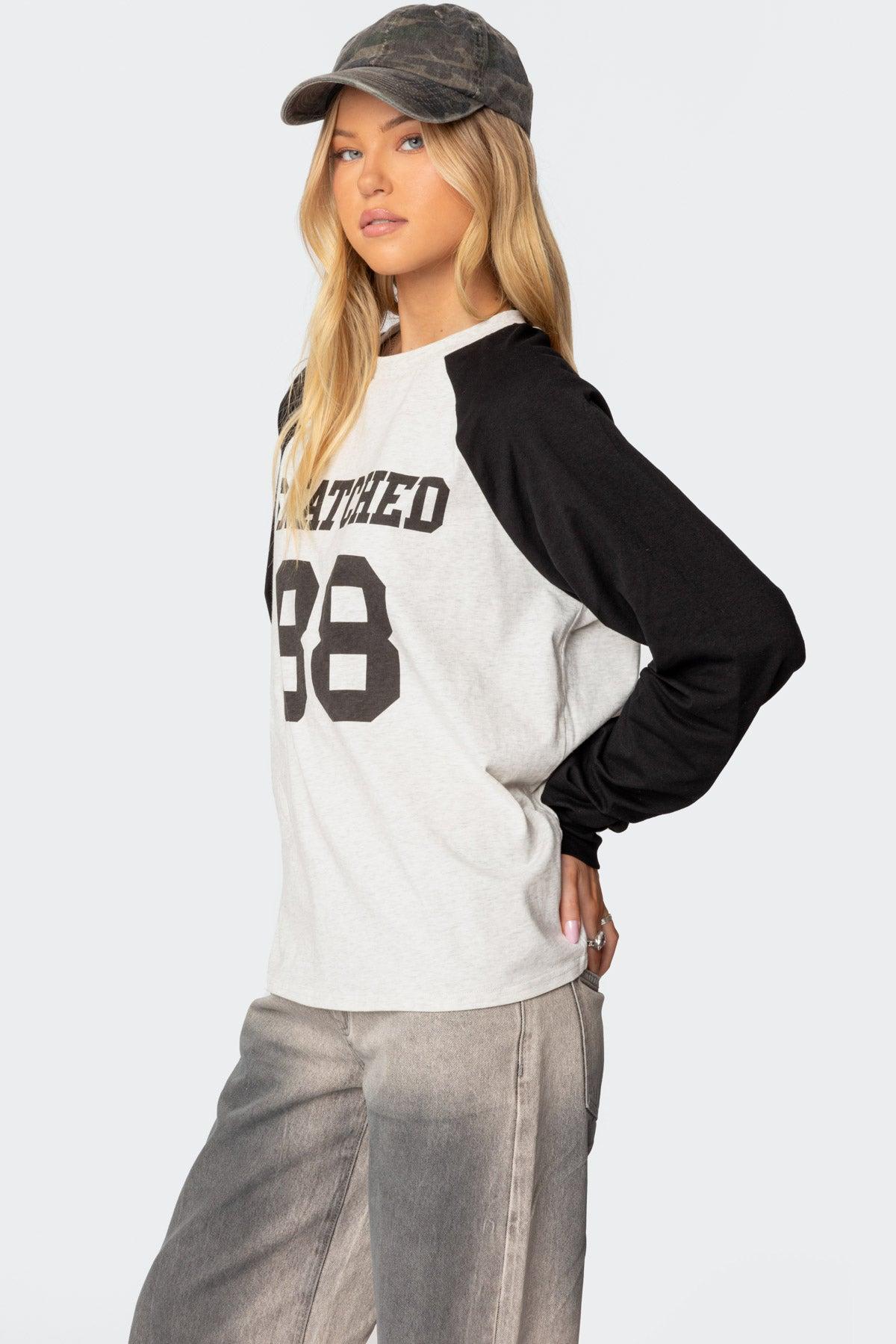 Snatched Oversized Long Sleeve T Shirt Product Image