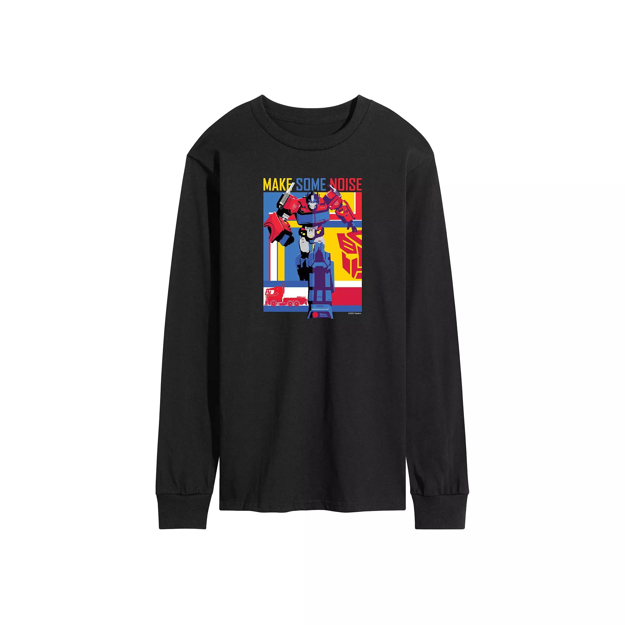 Men's Transformers Make Some Noise Long Sleeve Graphic Tee,  Product Image