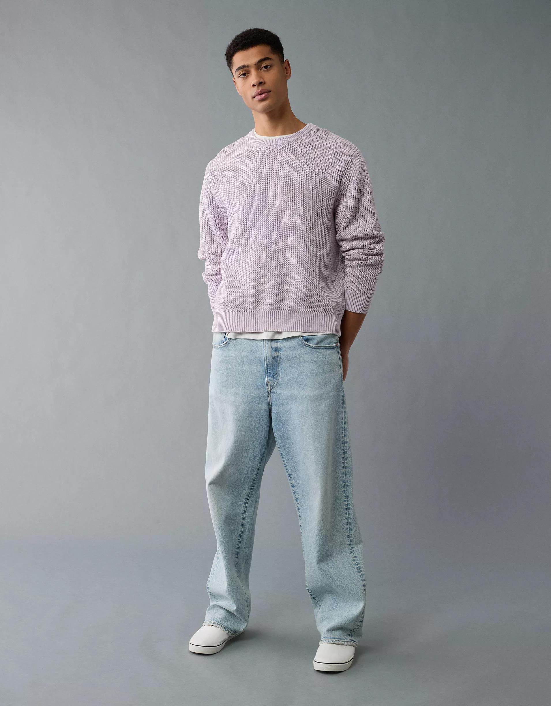 AE Lightweight Textured Sweater Product Image