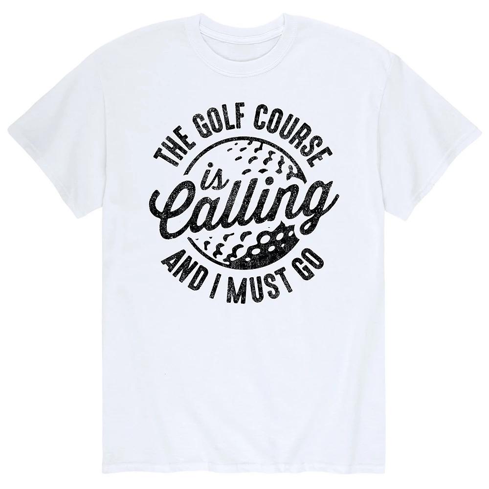Big & Tall The Golf Course Is Calling Graphic Tee, Men's,  Product Image