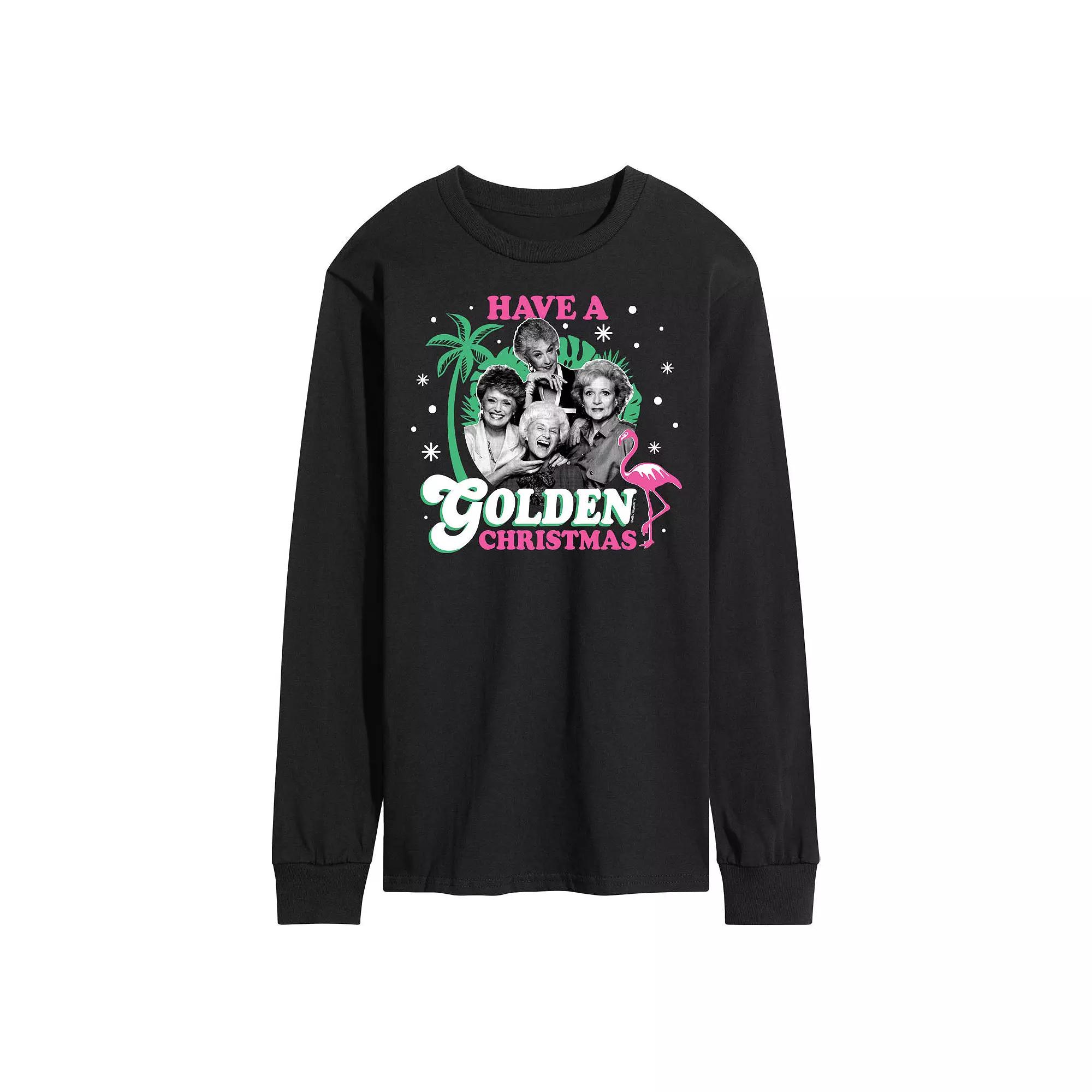 Men's Golden Girls Christmas Long Sleeve Tee,  Product Image
