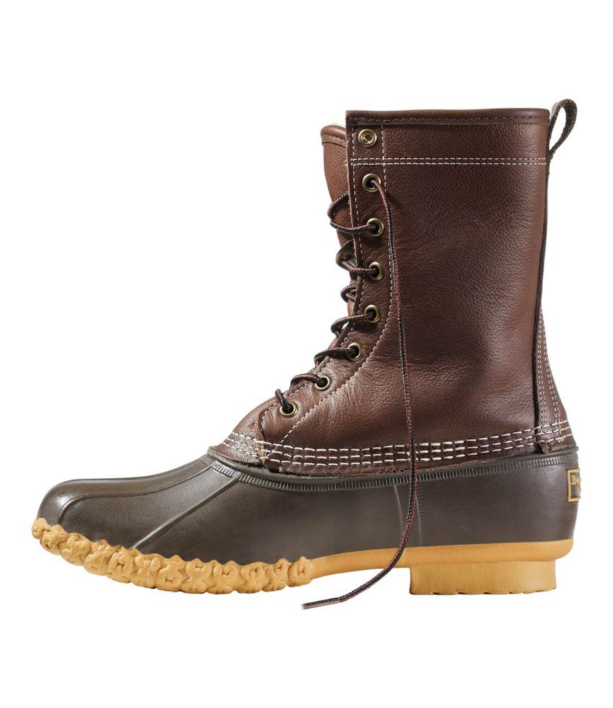 Men's Bean Boots, 10" Shearling-Lined Product Image