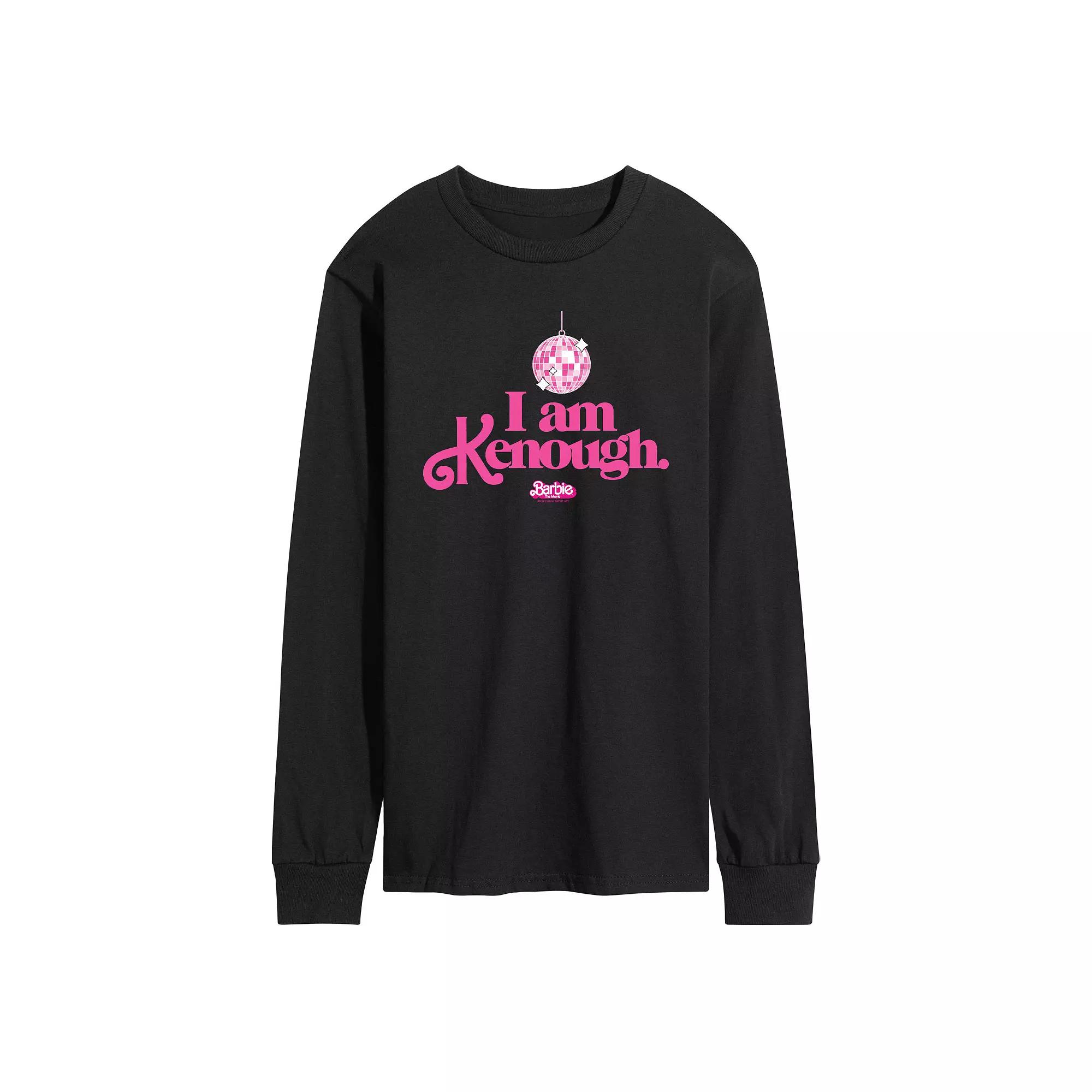 Men's Barbie Pride Rainbows Long Sleeve Graphic Tee,  Product Image