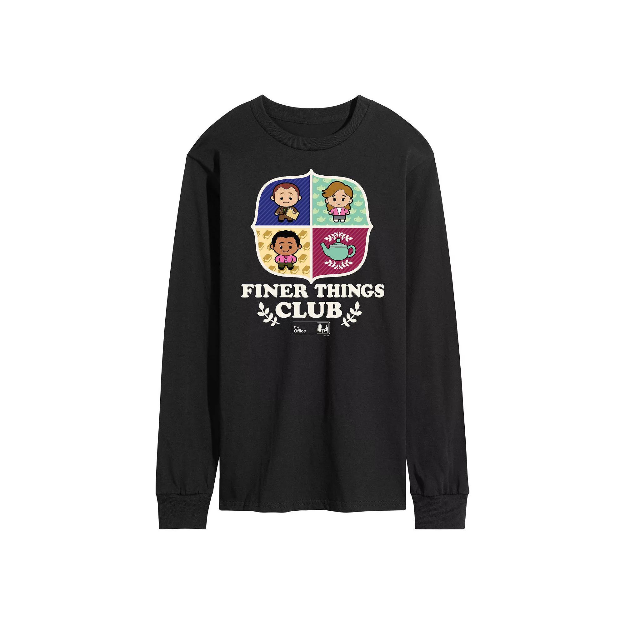 Men's The Office Finer Things Long Sleeve,  Product Image