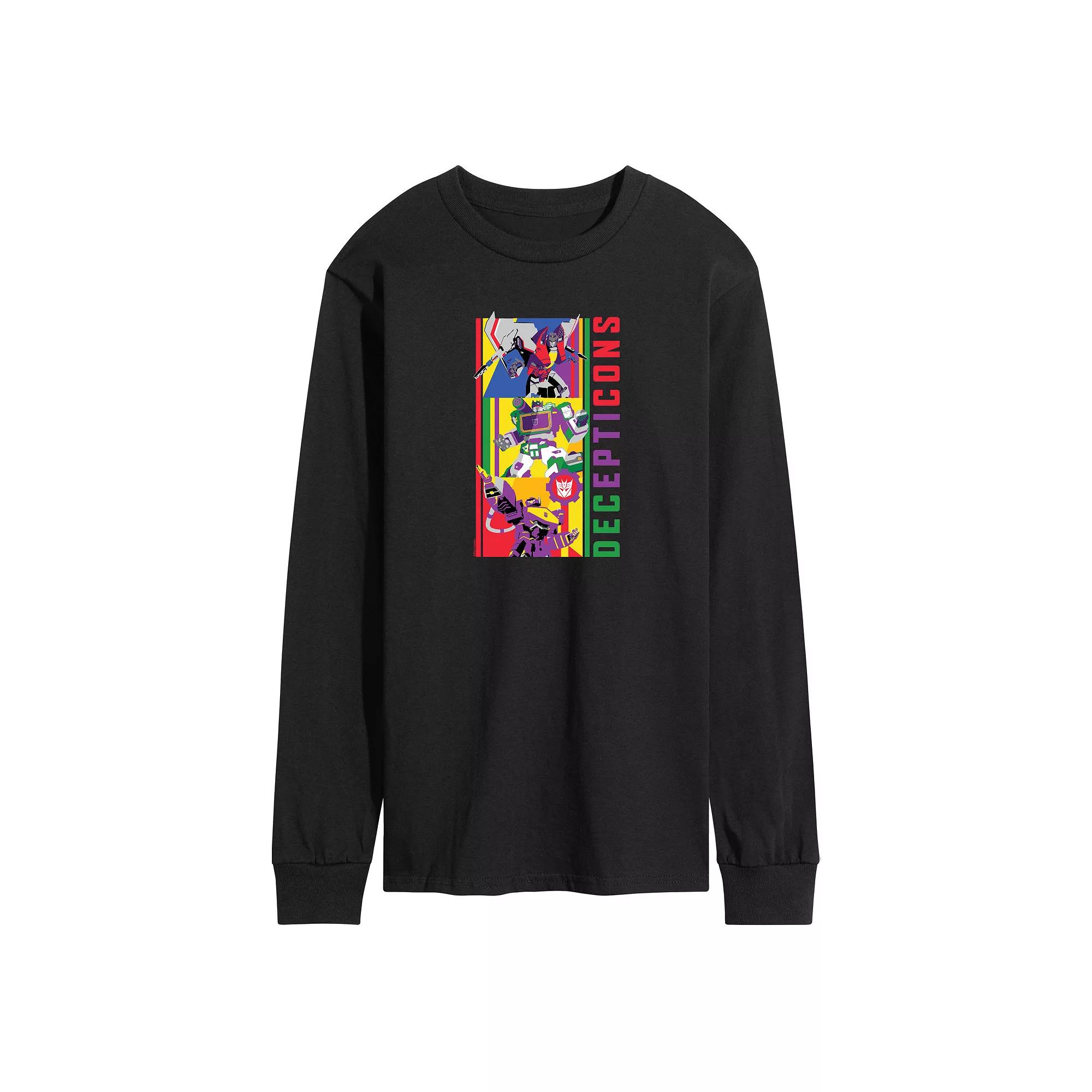 Men's Transformers Decepticons Long Sleeve Graphic Tee,  Product Image