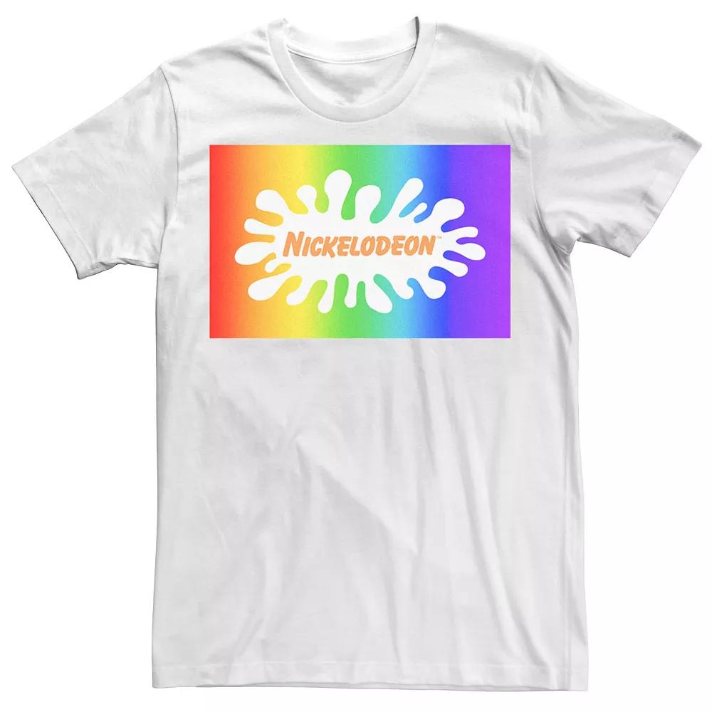 Adult Nickelodeon Pride Rainbow Gradient Logo Tee, Men's,  Product Image
