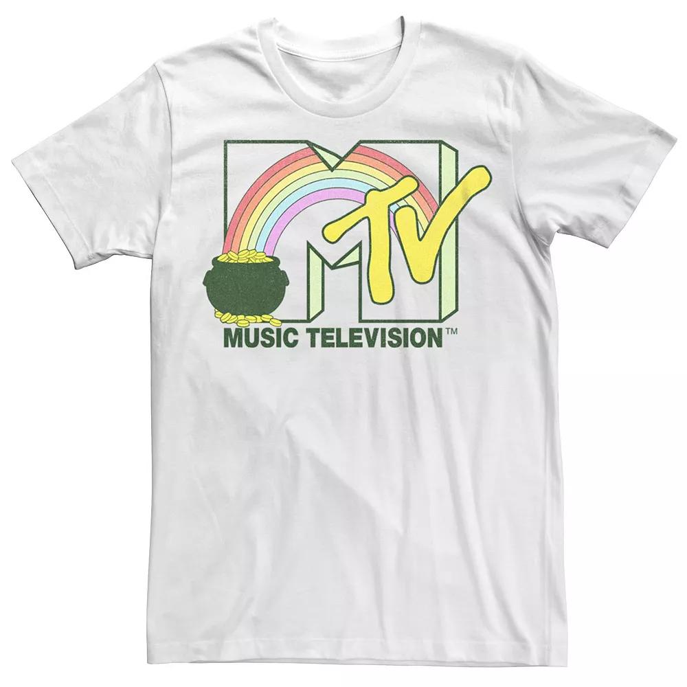 Big & Tall MTV Music Television St. Patrick's Day Pot Of Gold Logo Tee, Men's,  Product Image