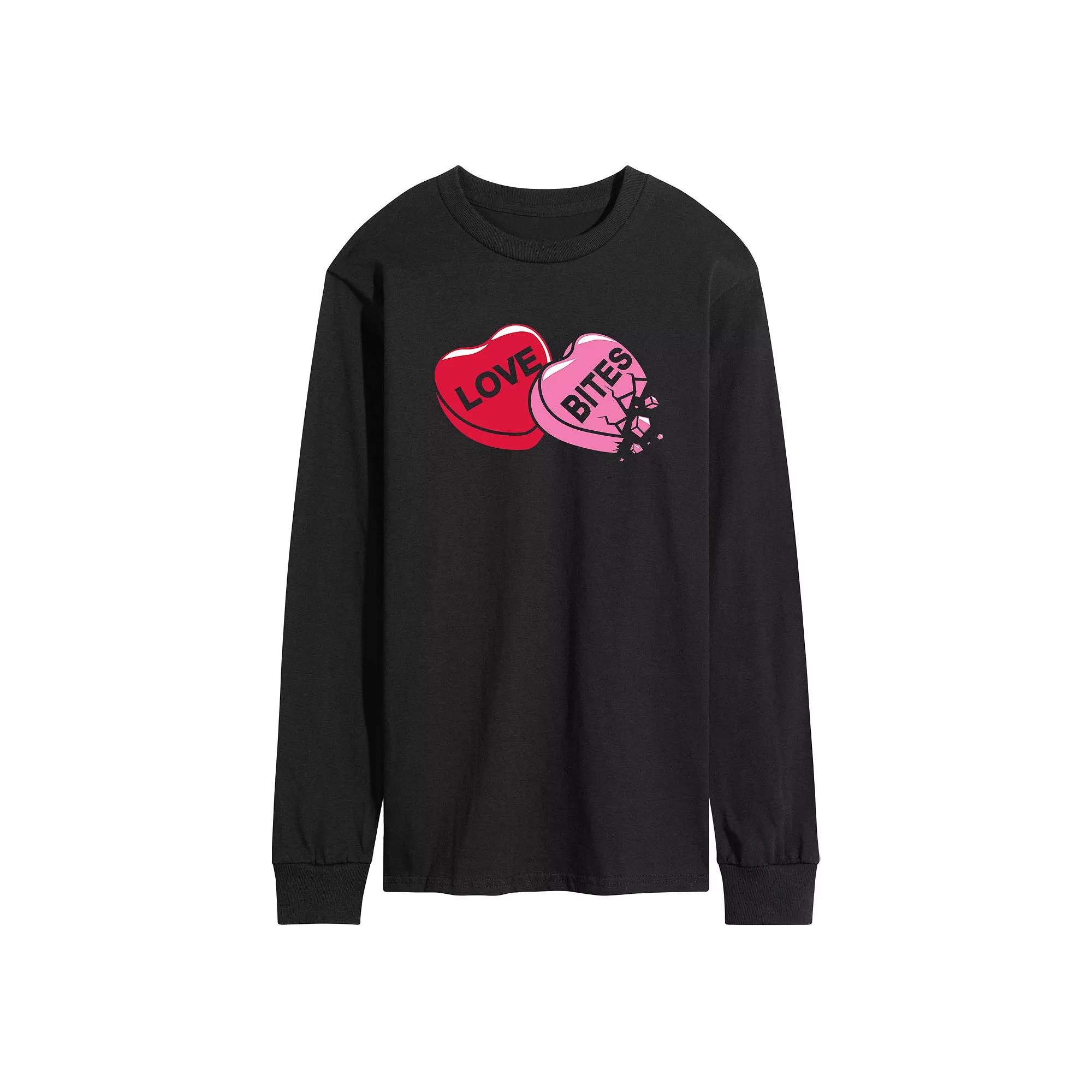 Men's Love Bites Candy Long Sleeve Tee,  Product Image