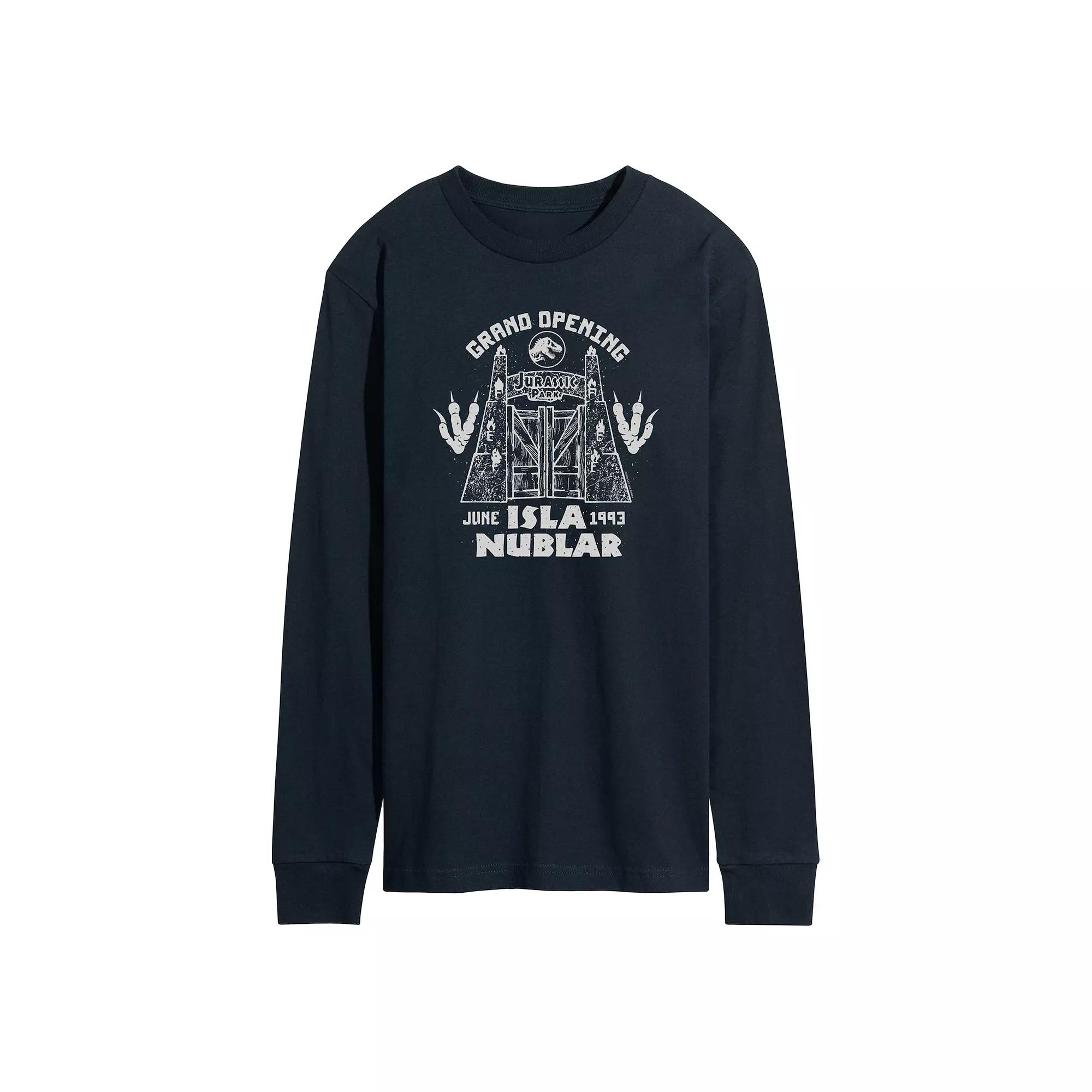Men's Jurassic World Isla Nublar Grand Opening Long Sleeve,  Product Image