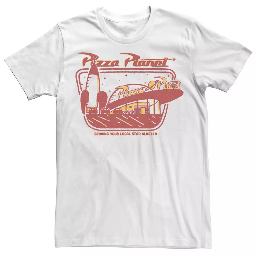 Big & Tall Disney / Pixar Toy Story Pizza Planet Slice Poster Tee, Men's,  Product Image