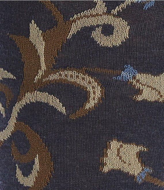 Murano Floral Pattern Crew Length Socks Product Image