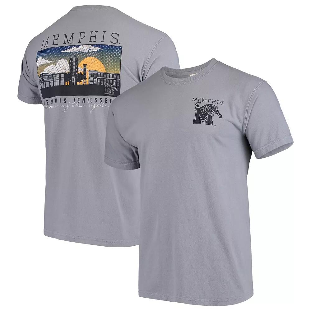 Memphis Tigers Comfort Colors Campus Scenery T-Shirt - Gray, Men's,  Product Image