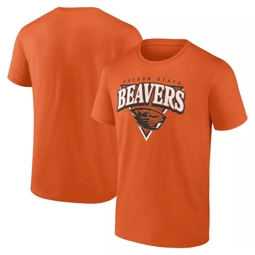 Men's Fanatics Orange Oregon State Beavers Modern Tri T-Shirt, Size: Large Product Image