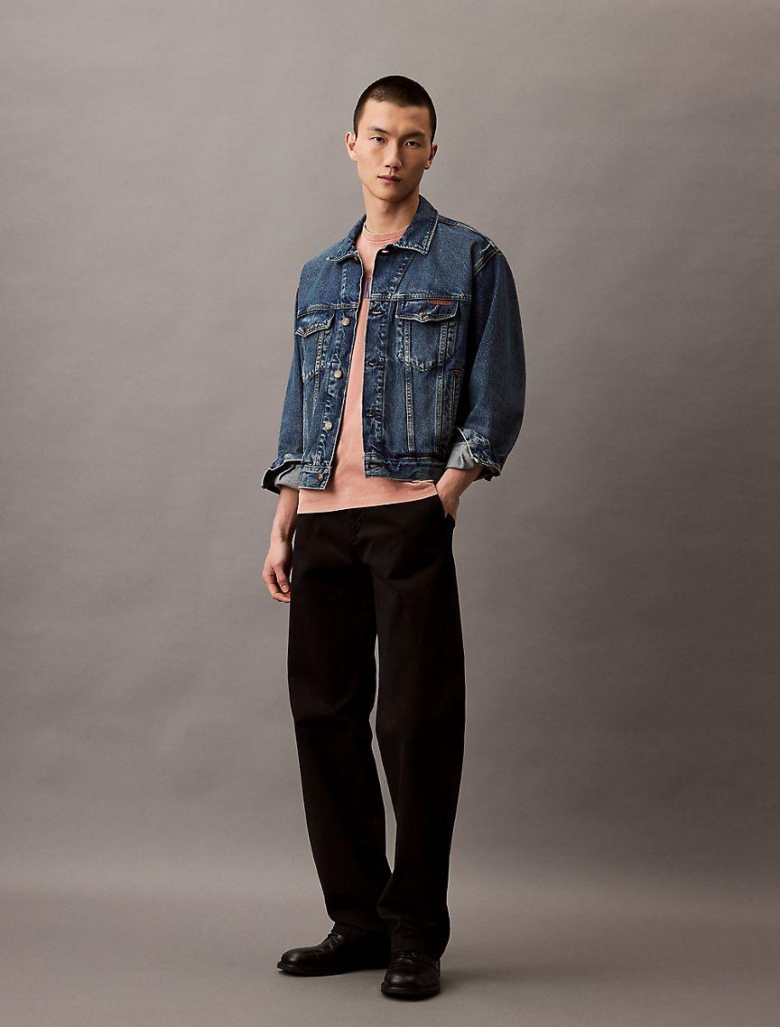 Acid Wash Graphic Crewneck T-Shirt Product Image