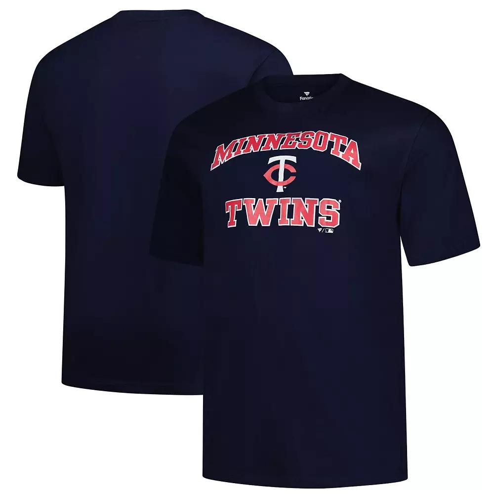 Men's Profile Navy Minnesota Twins Big & Tall Heart & Soul T-Shirt,  Product Image