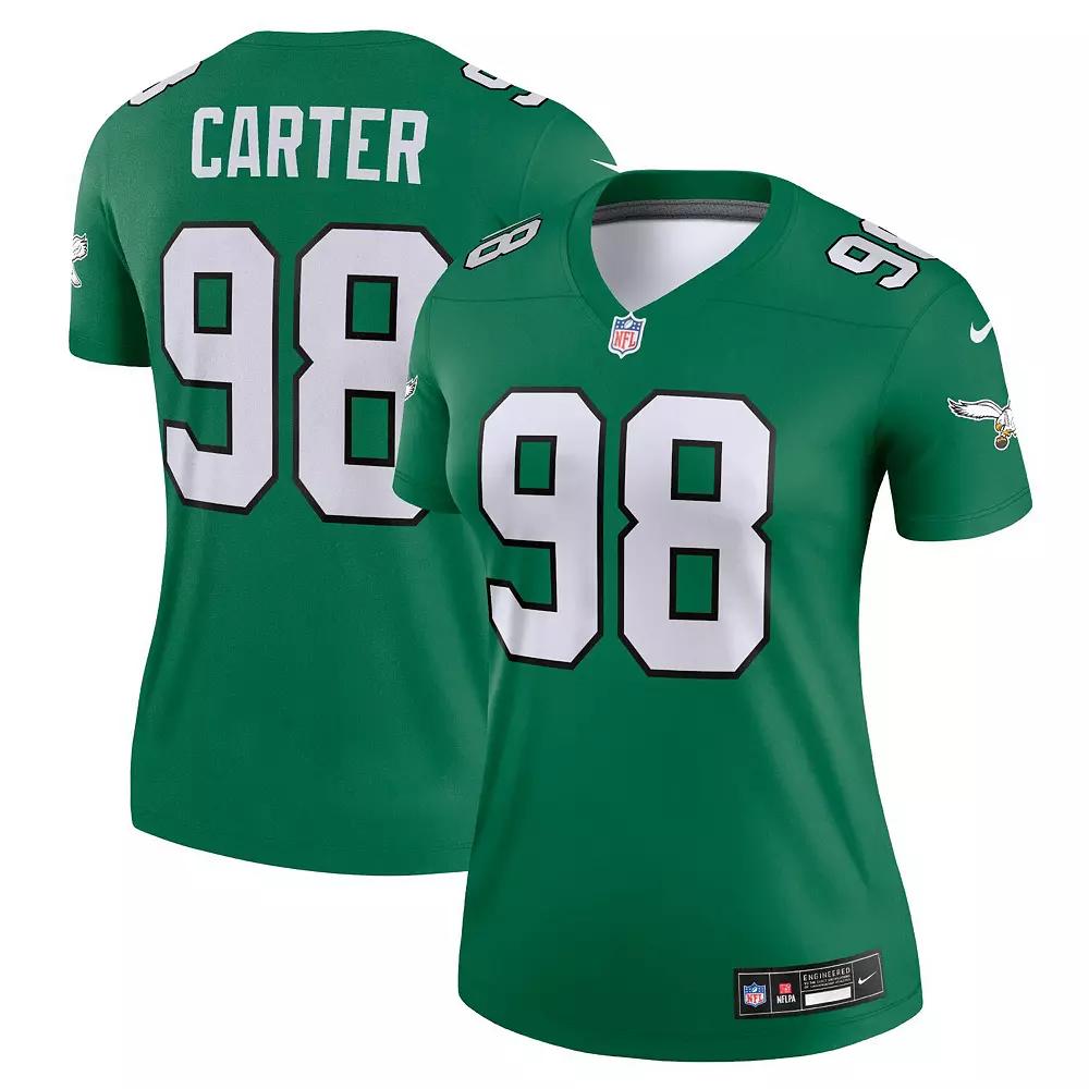 Jalen Carter Philadelphia Eagles Nike Womens Dri-FIT NFL Legend Jersey | 94NW03T786F-01H Product Image