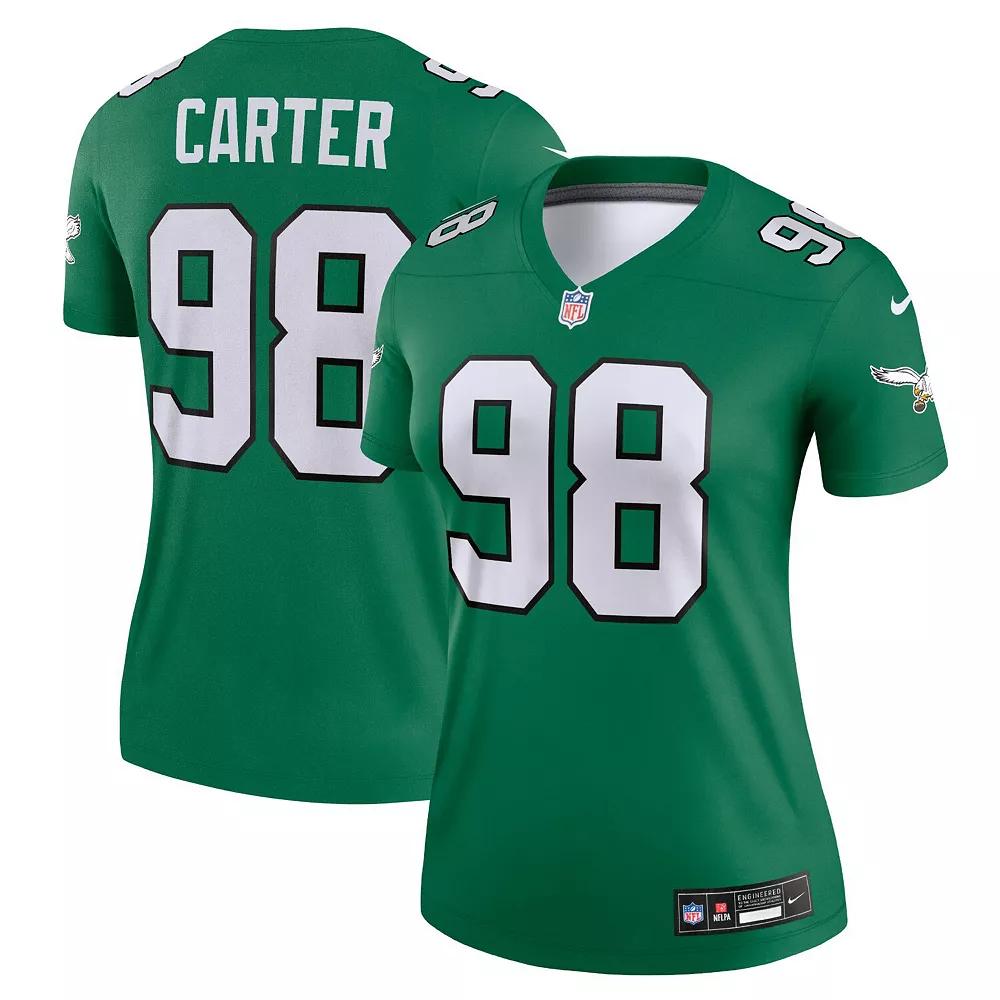 Jalen Carter Philadelphia Eagles Nike Womens Dri-FIT NFL Legend Jersey | 94NW03T786F-01H Product Image