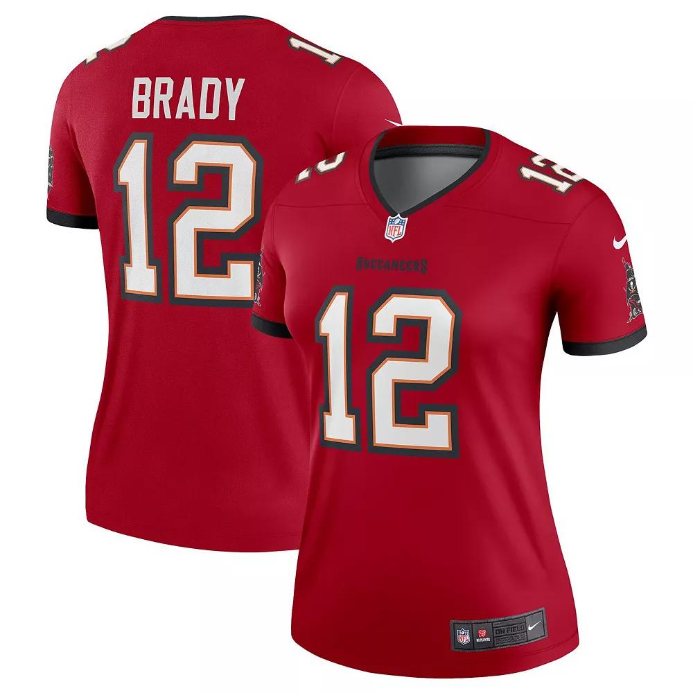 Women's Nike Tom Brady Red Tampa Bay Buccaneers Legend Jersey, Size: Medium Product Image