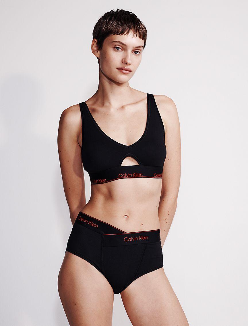 Icon Cotton Modal Lightly Lined Triangle Bralette Product Image