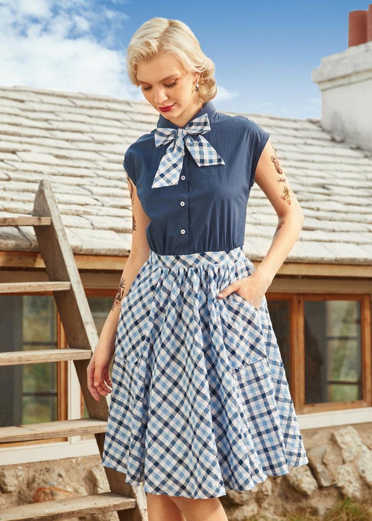 Gingham Grace Bow Dress Product Image
