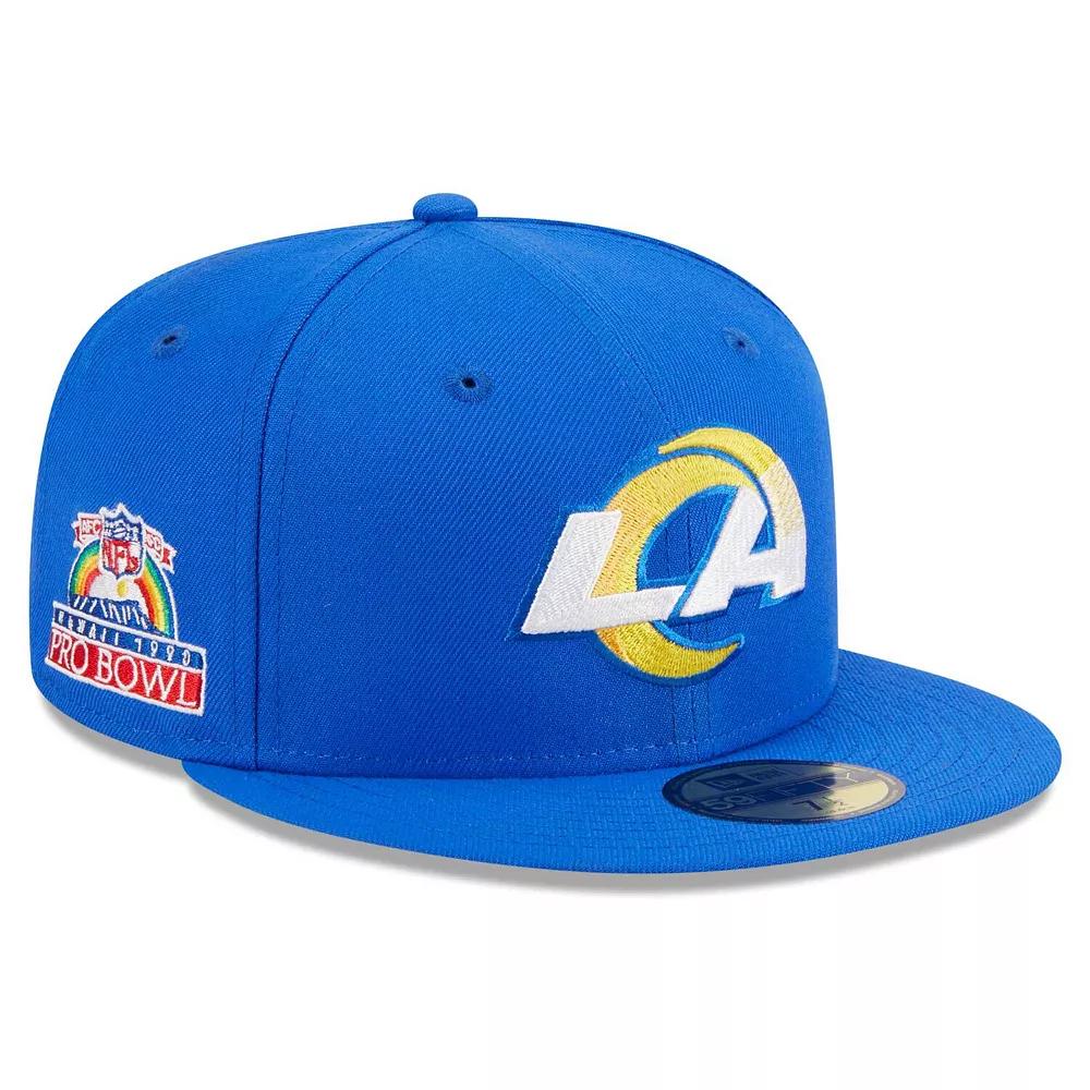 Men's New Era Royal Los Angeles Rams Main Patch 59FIFTY Fitted Hat,  Product Image