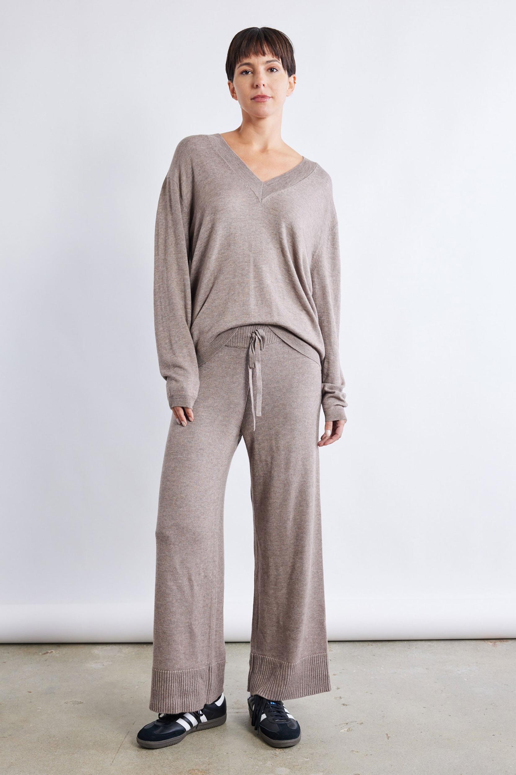 Savor V-Neck Lounge Sweater Product Image