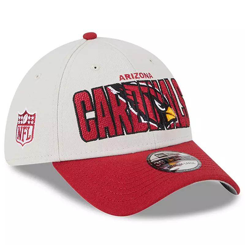 Men's New Era Stone/Cardinal Arizona Cardinals 2023 NFL Draft 39THIRTY Flex Hat, Size: Medium/Large, Team Product Image