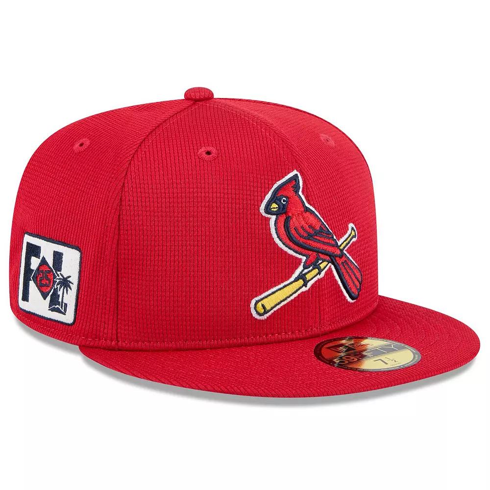 Men's New Era  Red St. Louis Cardinals 2025 Spring Training 59FIFTY Fitted Hat, Size: 7 3/8 Product Image
