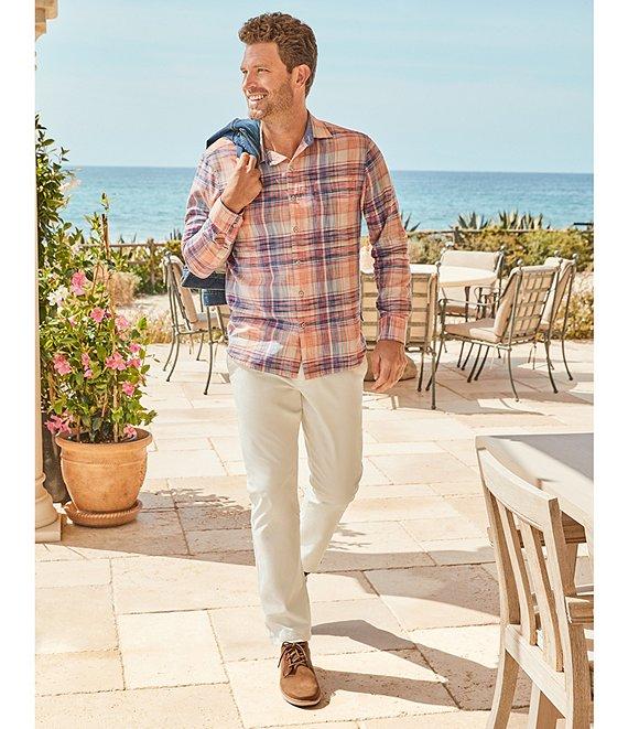 Tommy Bahama Boracay Flat Front Stretch Sateen Pants Product Image